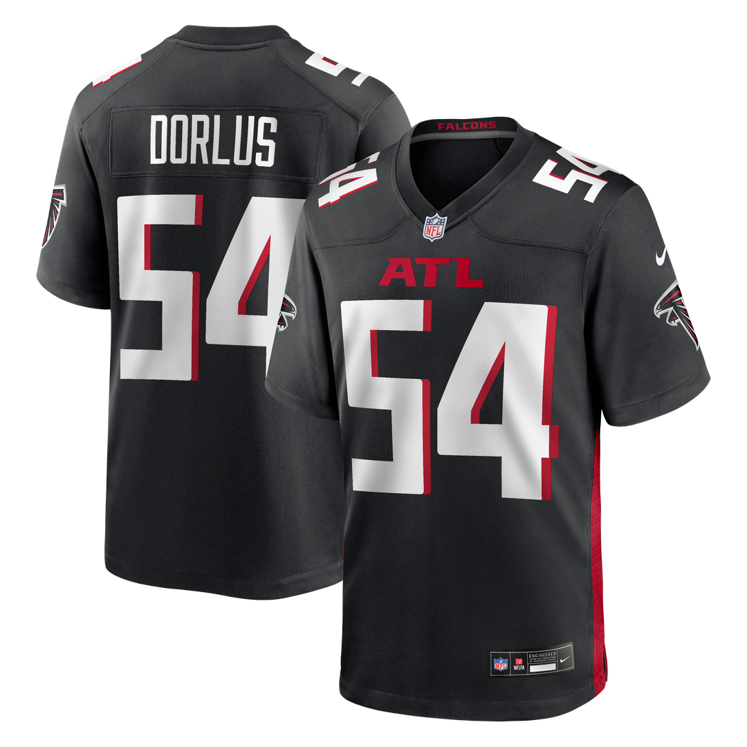 Brandon Dorlus Atlanta Falcons Nike Team Game Jersey -  Black