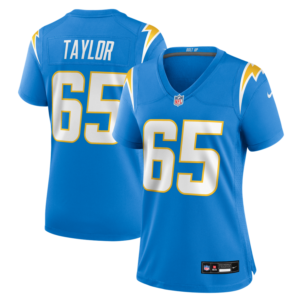 Logan Taylor Los Angeles Chargers Nike Women's Team Game Jersey -  Powder Blue