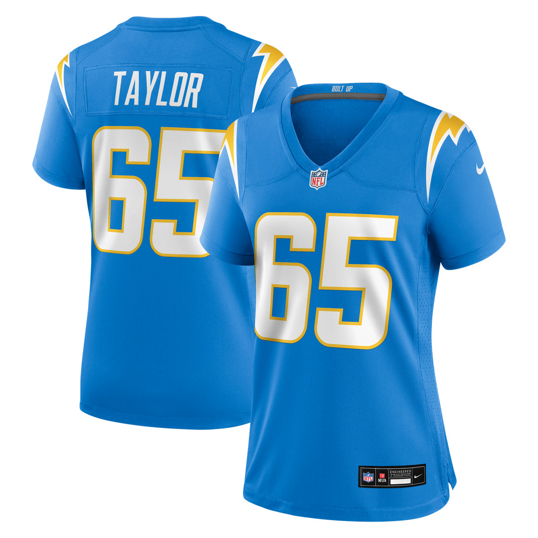Logan Taylor Los Angeles Chargers Nike Women's Team Game Jersey -  Powder Blue