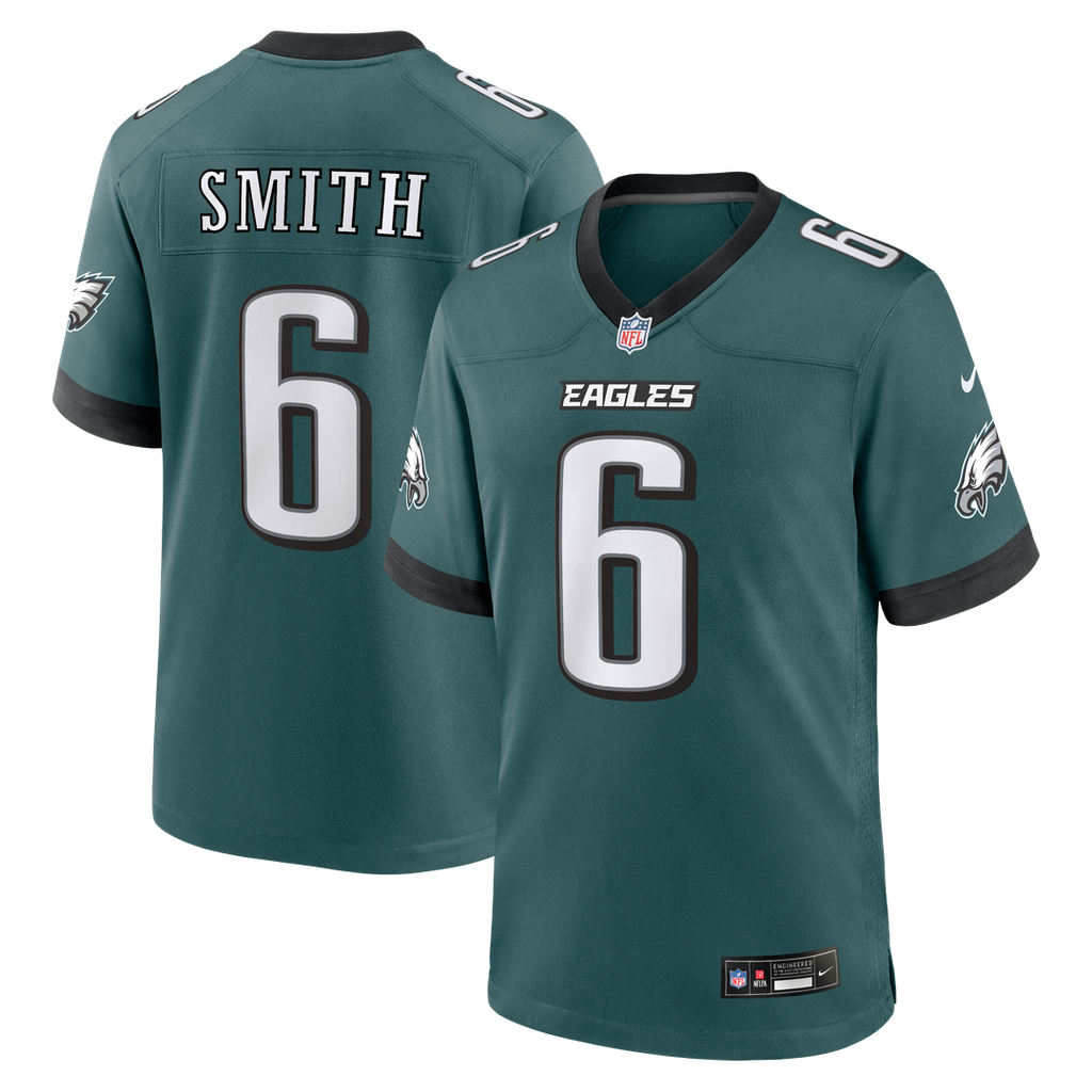 DeVonta Smith Philadelphia Eagles Nike Team Game Jersey -  Midnight Green