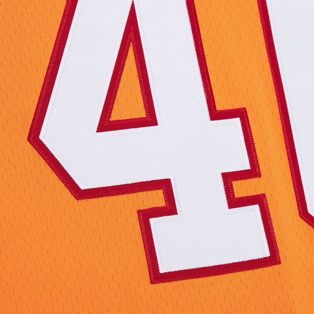 Mike Alstott Tampa Bay Buccaneers Mitchell & Ness Player Name & Number Hoodie Legacy Jersey - Orange