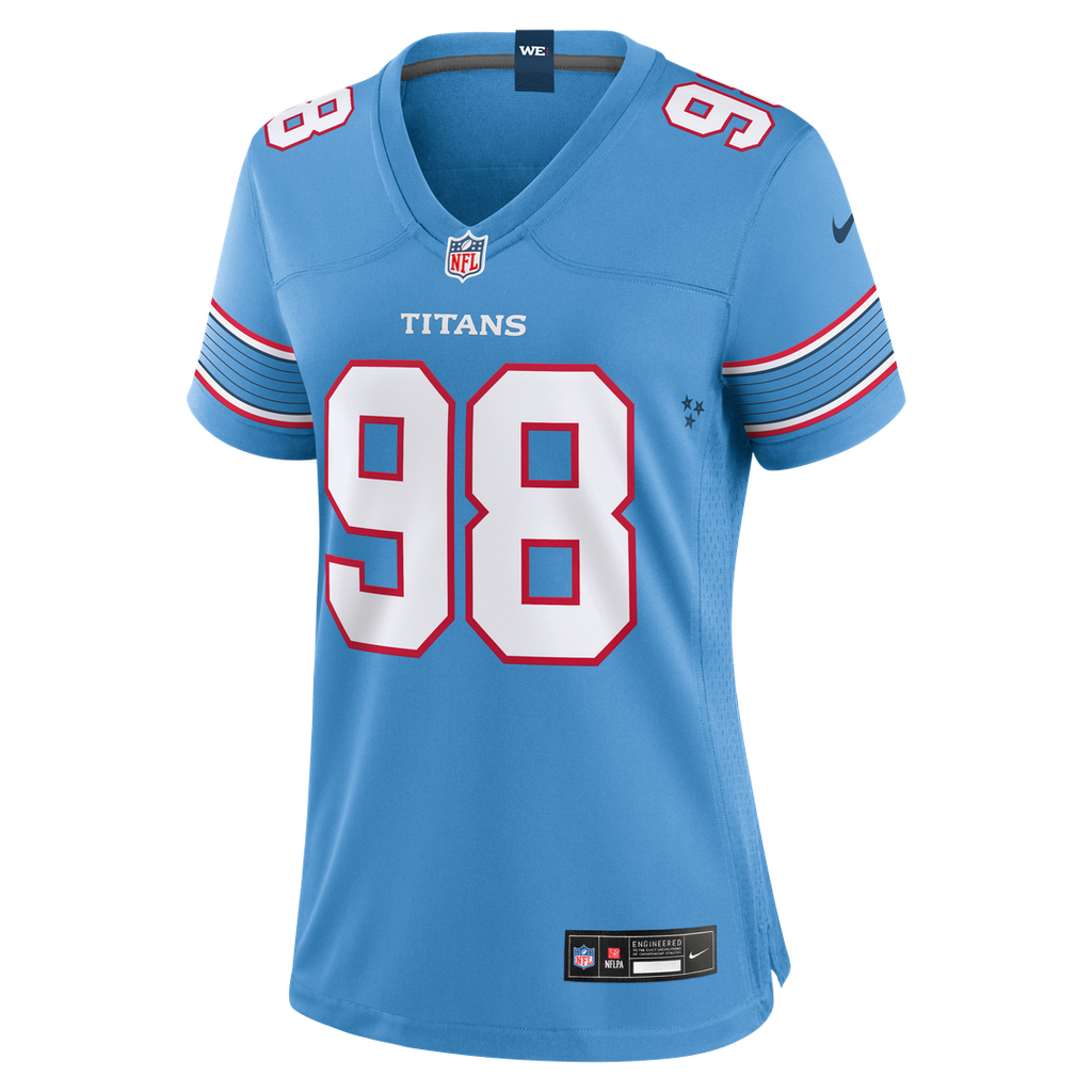 Jeffery Simmons Tennessee Titans Nike Women's Game Jersey - White