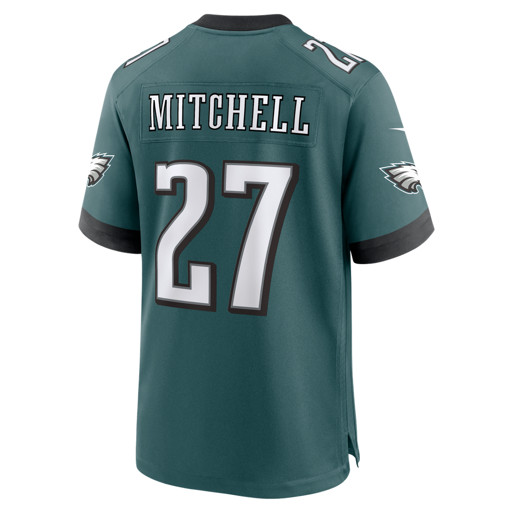 Quinyon Mitchell Philadelphia Eagles Nike Team Game Jersey -  Midnight Green