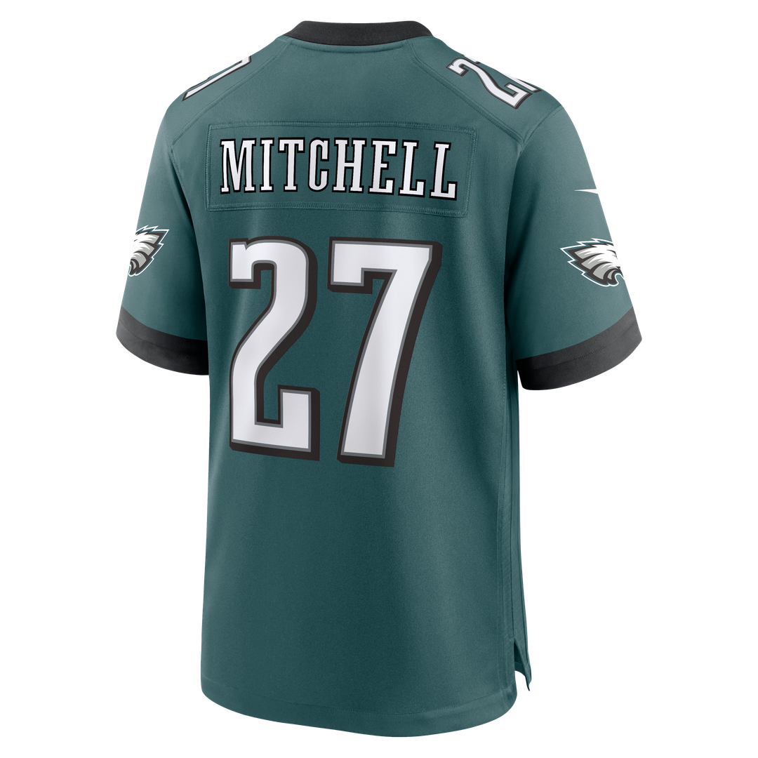 Quinyon Mitchell Philadelphia Eagles Nike Team Game Jersey -  Midnight Green