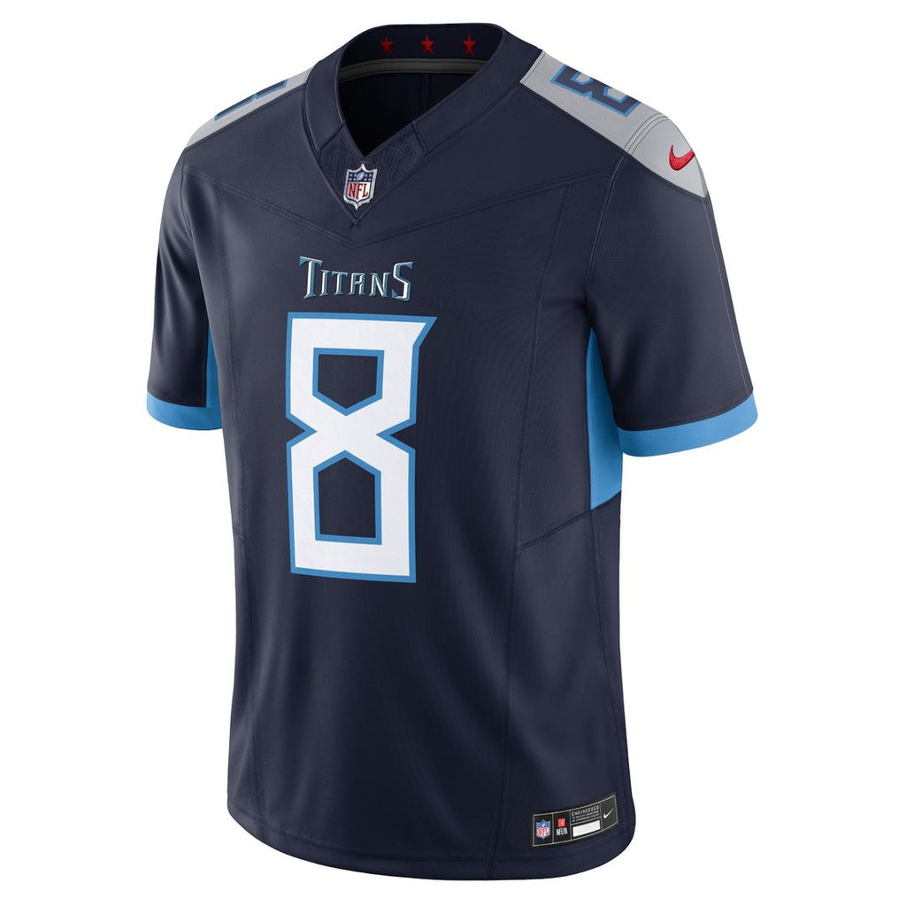 Will Levis Tennessee Titans Nike Alternate Oilers Throwback Vapor F.U.S.E. Limited Jersey - Light Blue