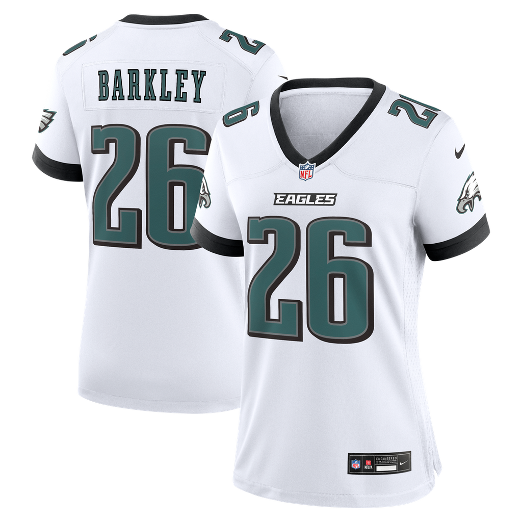 Saquon Barkley Philadelphia Eagles Nike Women's Game Jersey -  White