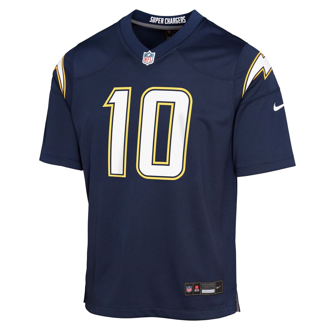 Justin Herbert Los Angeles Chargers Nike Youth Alternate Super Chargers Game Player Jersey - Navy