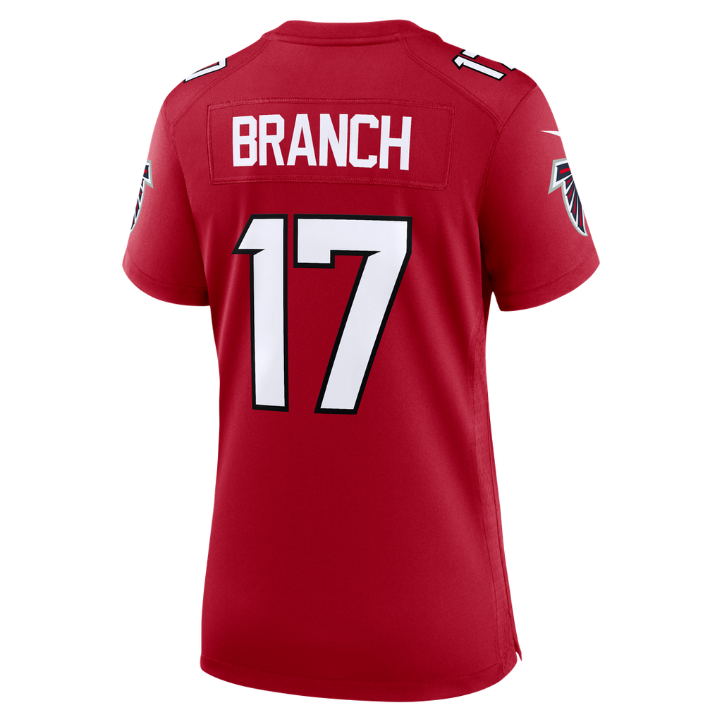 Zachariah Branch Atlanta Falcons Nike Women's Team Game Jersey - Red