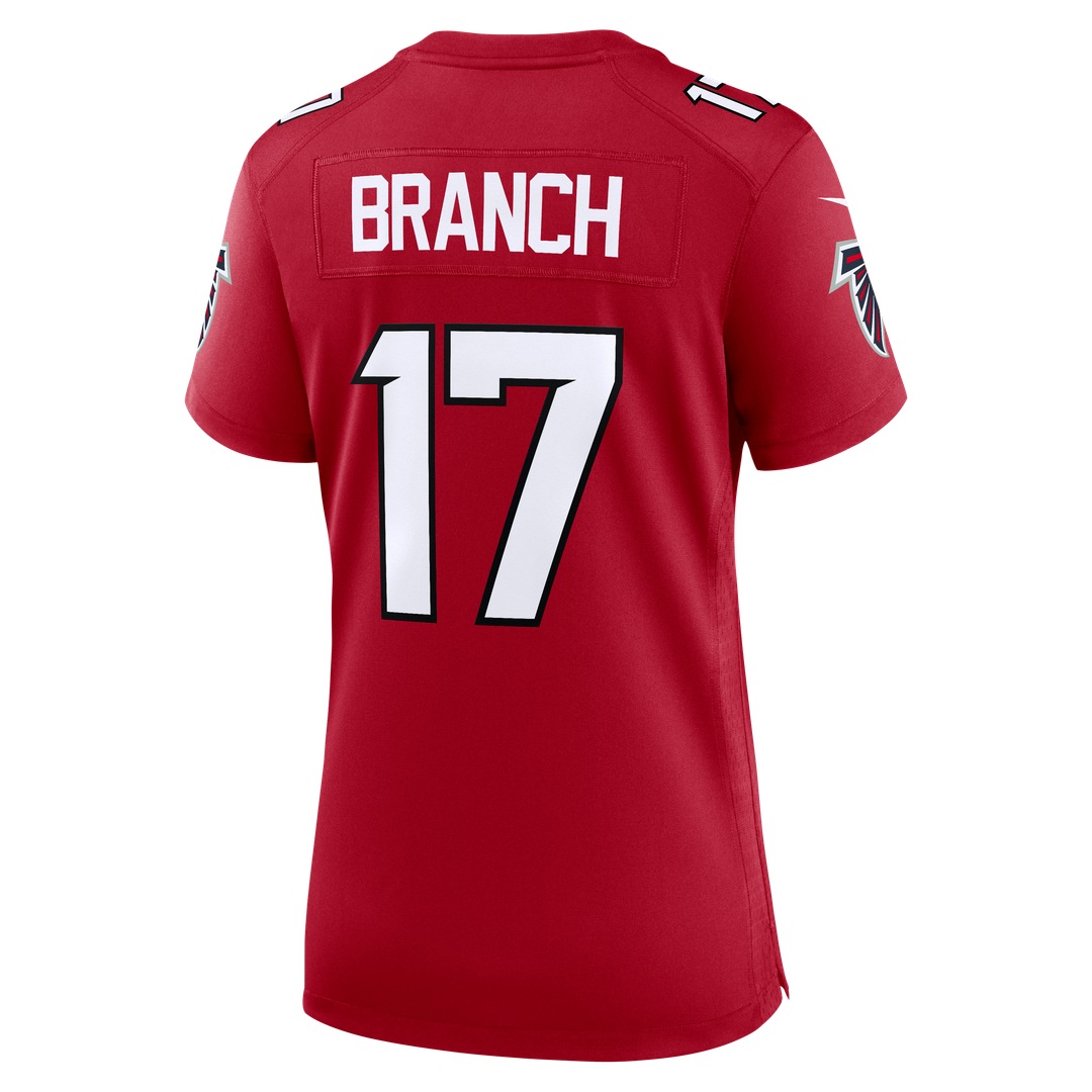 Zachariah Branch Atlanta Falcons Nike Women's Team Game Jersey - Red