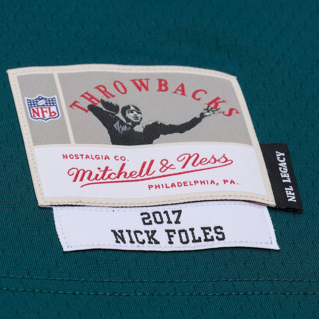 Nick Foles Philadelphia Eagles Mitchell & Ness Legacy Replica Jersey - Midnight Green