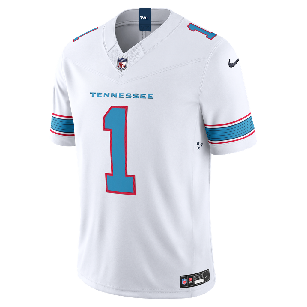 Cameron Ward Tennessee Titans Nike Vapor F.U.S.E. Stitched Limited Jersey - White