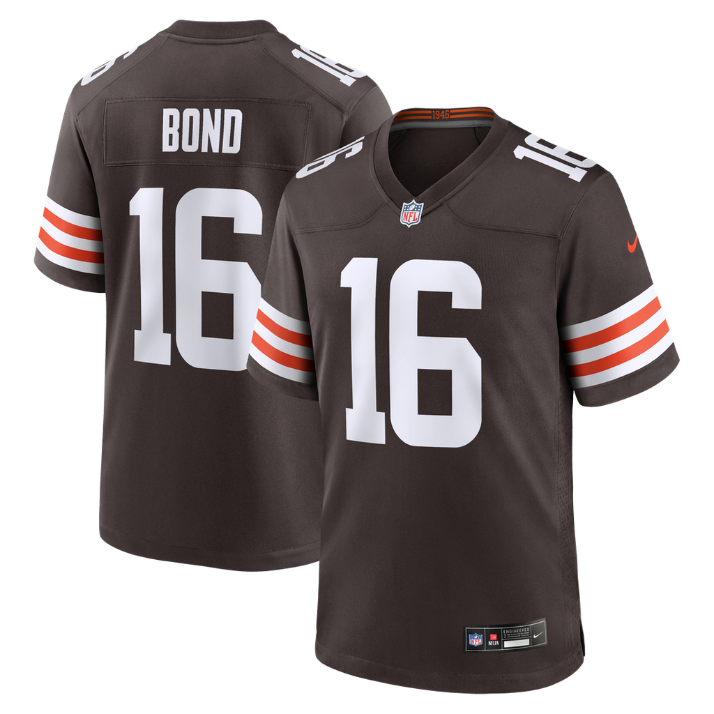 Isaiah Bond Cleveland Browns Nike Team Game Jersey -  Brown