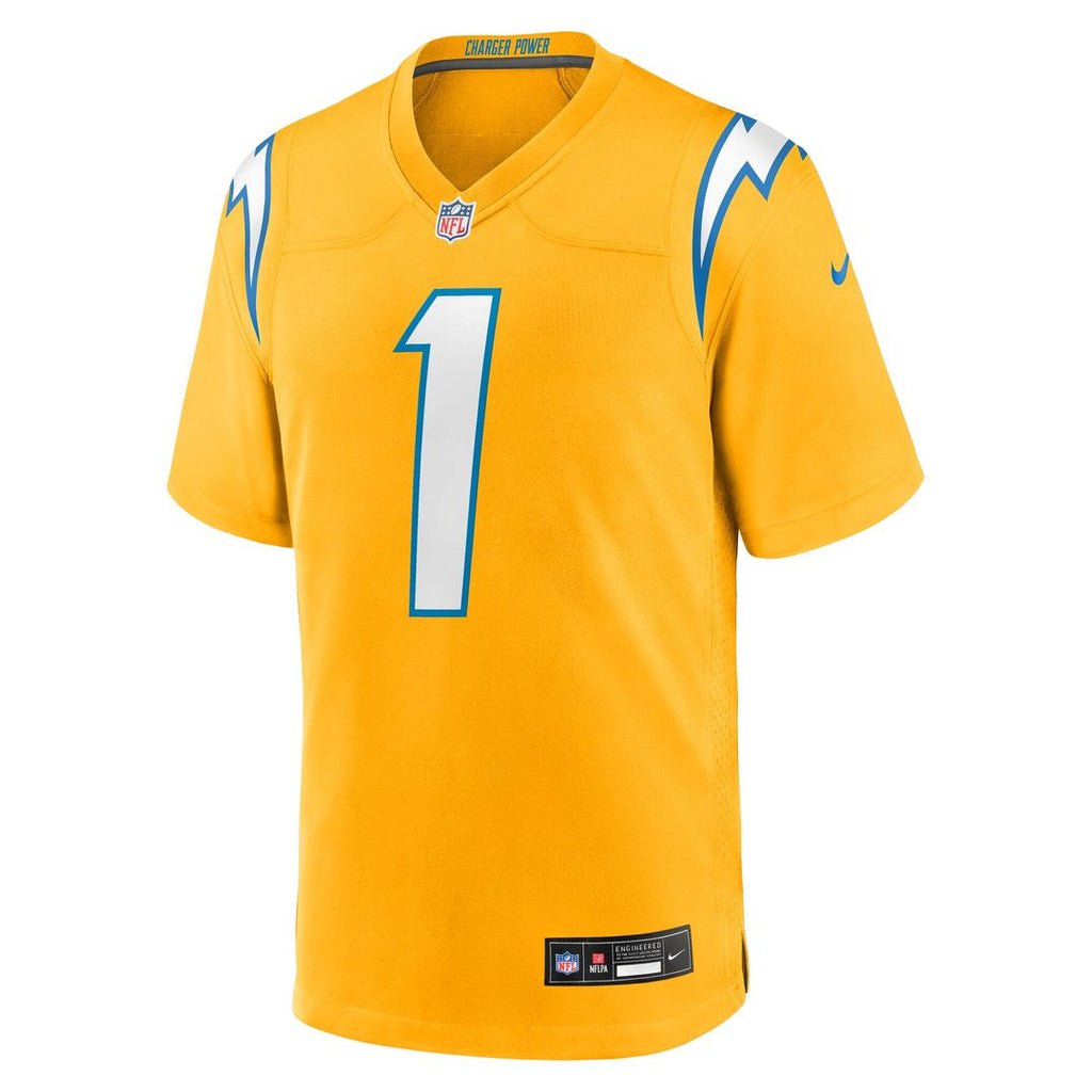 Quentin Johnston Los Angeles Chargers Nike Alternate Super Chargers Game Player Jersey - Navy