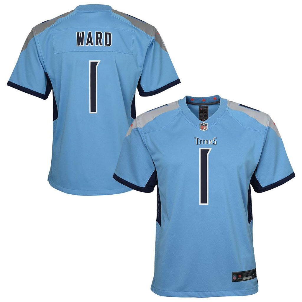 Cameron Ward Tennessee Titans Nike Youth Team Game Jersey - Light Blue