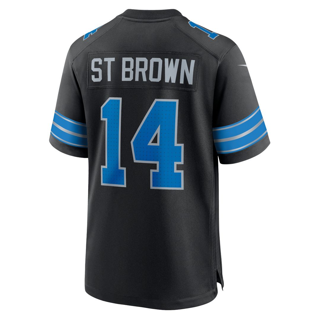 Amon-Ra St. Brown Detroit Lions Nike Game Jersey - Blue