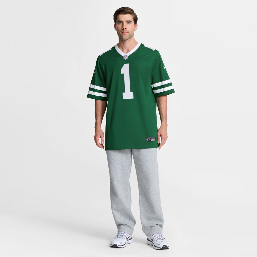 Number 1 Groom New York Jets Nike Game Jersey - Legacy Green