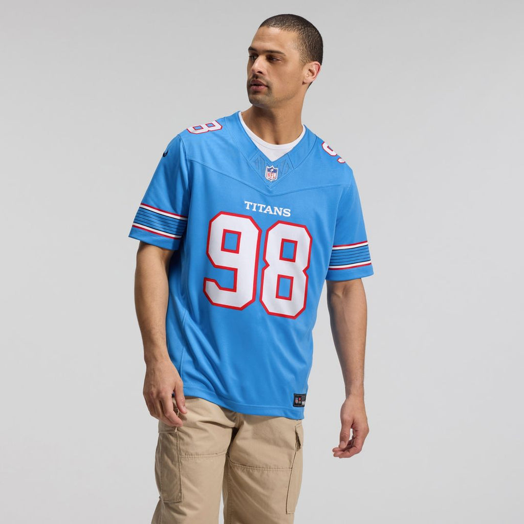 Jeffery Simmons Tennessee Titans Nike Vapor F.U.S.E. Stitched Limited Jersey - White