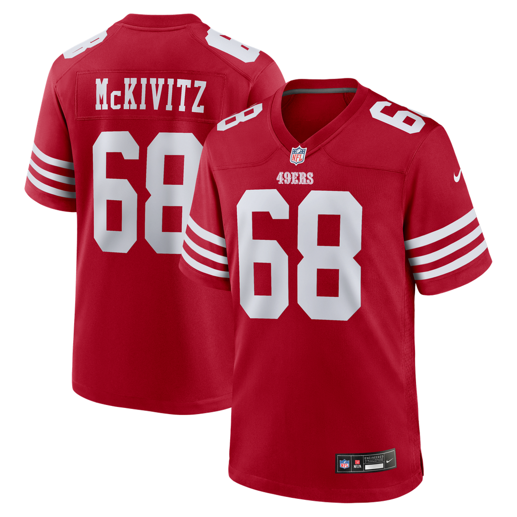 Colton McKivitz San Francisco 49ers Nike  Game Jersey -  Scarlet