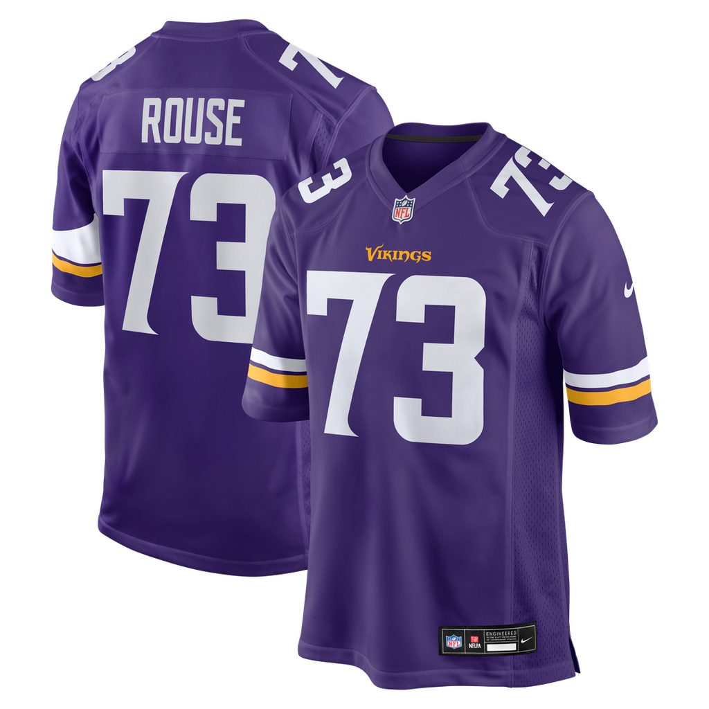 Walter Rouse Minnesota Vikings Nike Team Game Jersey -  Purple