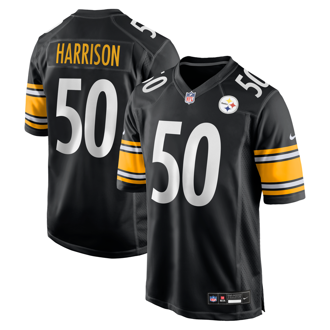 Malik Harrison Pittsburgh Steelers Nike Team Game Jersey -  Black