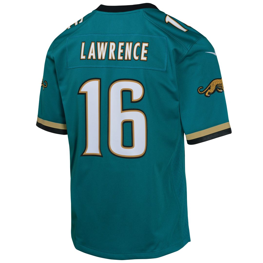 Trevor Lawrence Jacksonville Jaguars Nike Youth Game Jersey - Teal