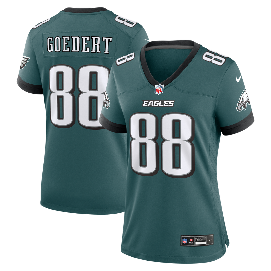 Dallas Goedert Philadelphia Eagles Nike Women's Team Game Jersey -  Midnight Green