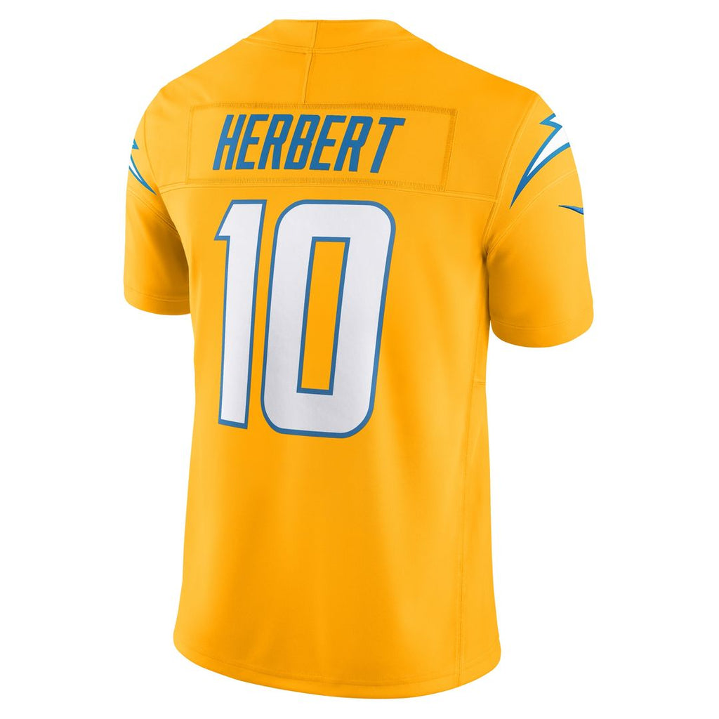 Justin Herbert Los Angeles Chargers Nike Vapor F.U.S.E. Limited Jersey - White