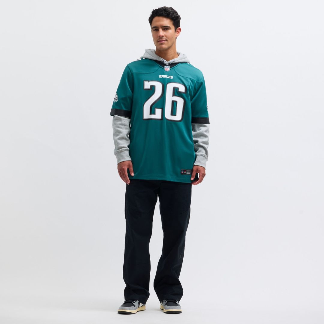 Saquon Barkley Philadelphia Eagles Nike Alternate Game Jersey -  Black
