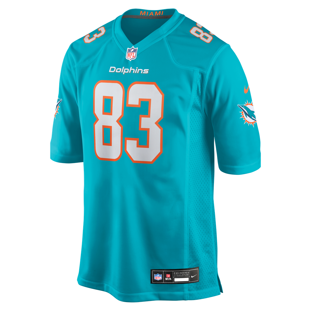 Darren Waller Miami Dolphins Nike Team Game Jersey -  Aqua