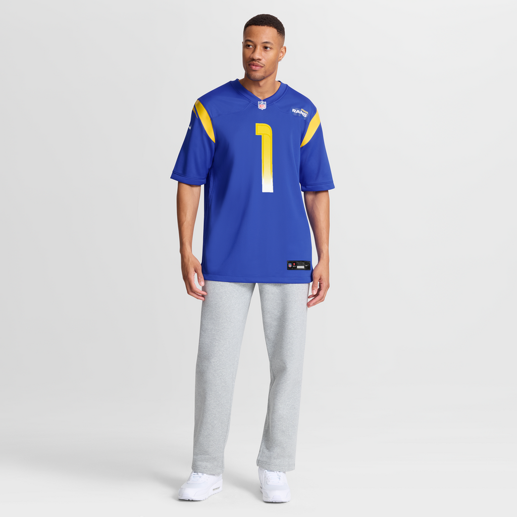 Number 1 Groom Los Angeles Rams Nike Game Jersey - Royal