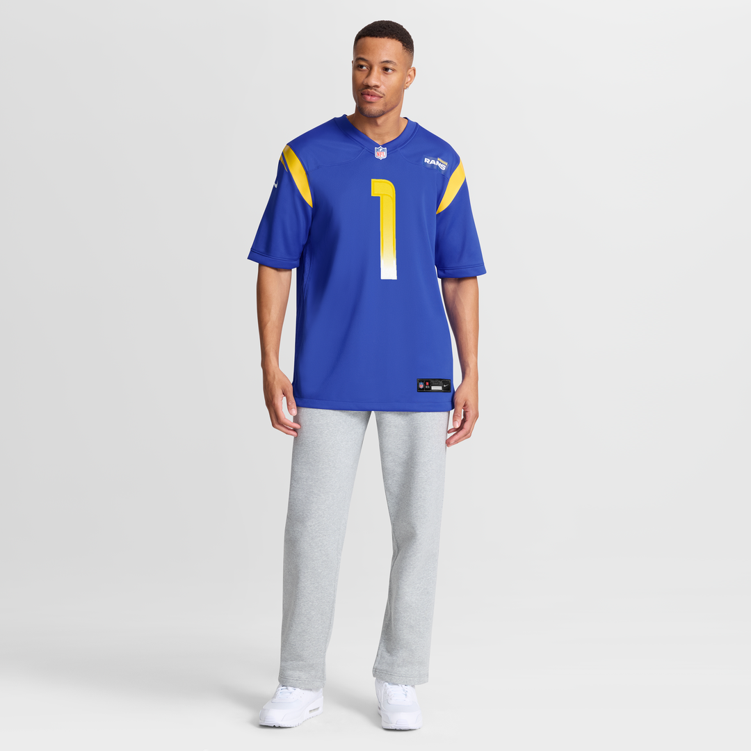 Number 1 Groom Los Angeles Rams Nike Game Jersey - Royal