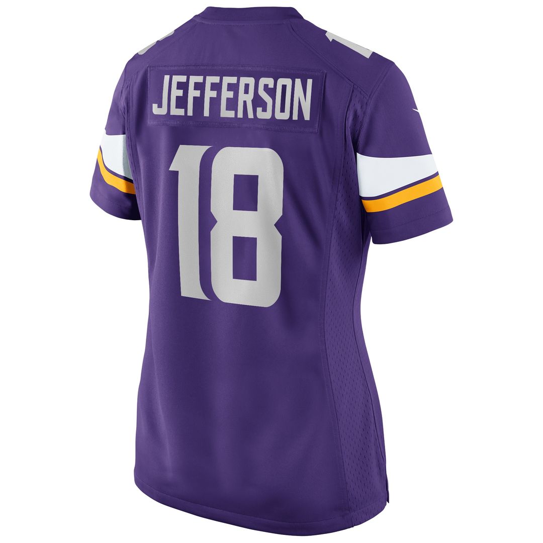 Justin Jefferson Minnesota Vikings Nike Women's Game Jersey - Purple
