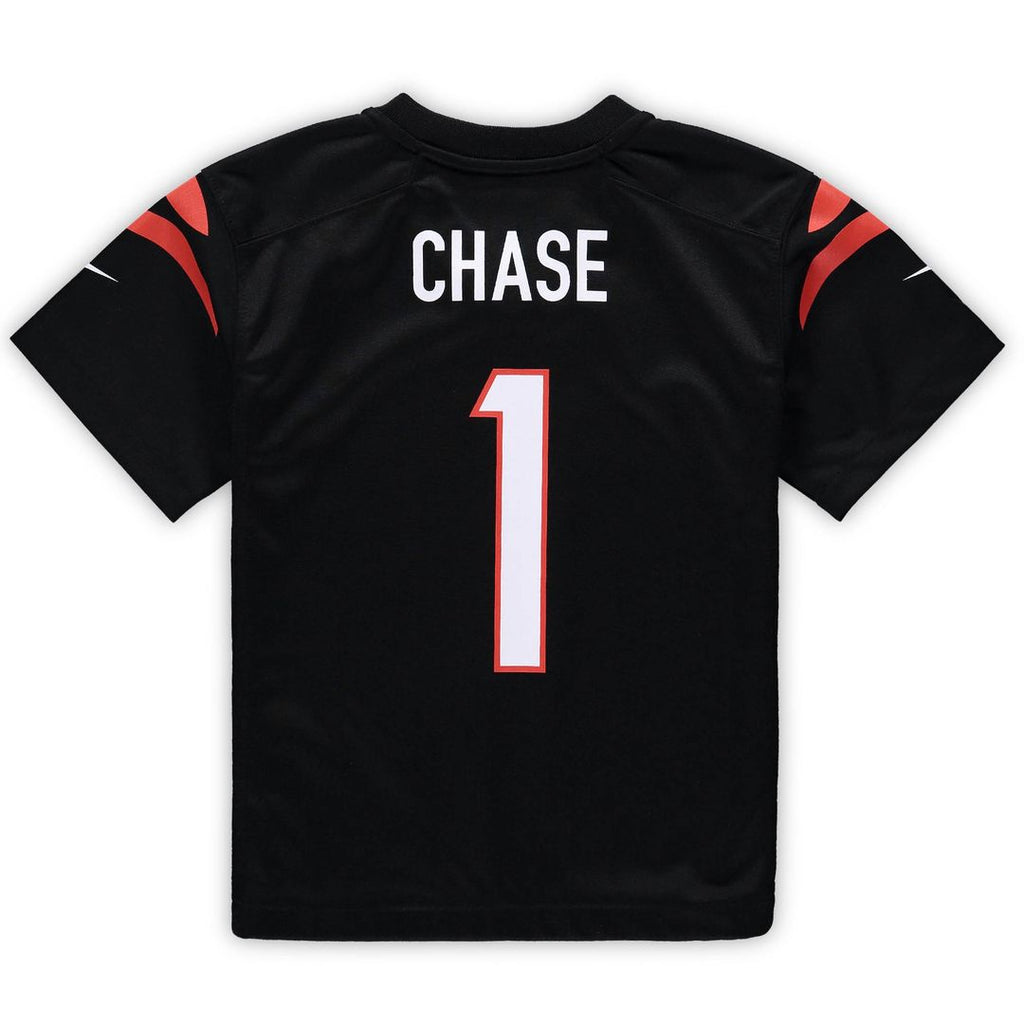 Ja'Marr Chase Cincinnati Bengals Nike Preschool Game Jersey - Black