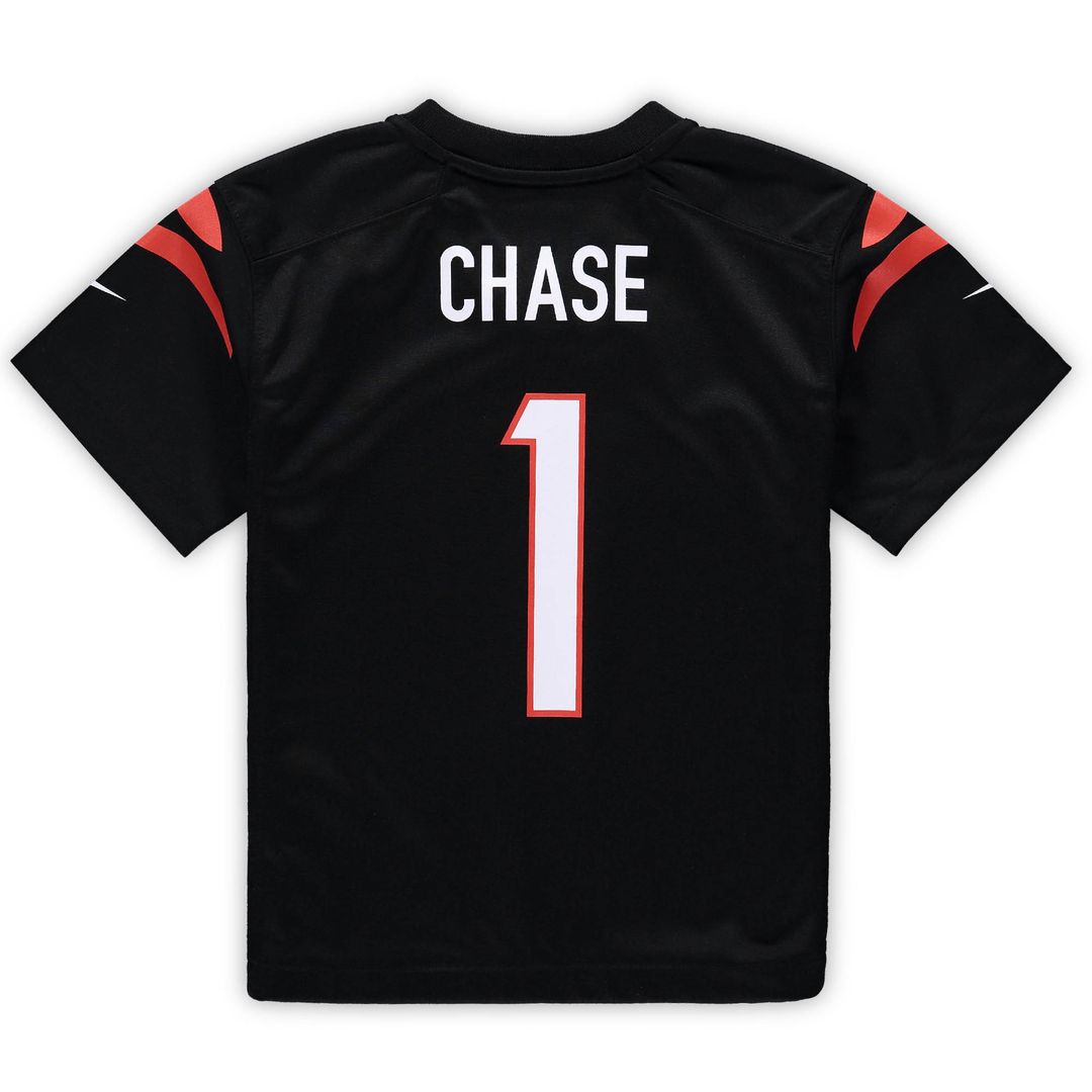 Ja'Marr Chase Cincinnati Bengals Nike Preschool Game Jersey - Black