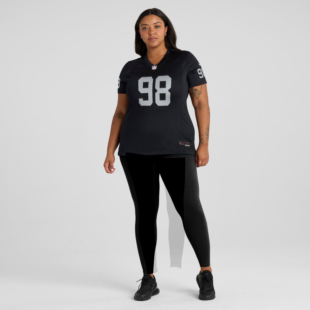 Maxx Crosby Las Vegas Raiders Nike Women's  Game Jersey -  White