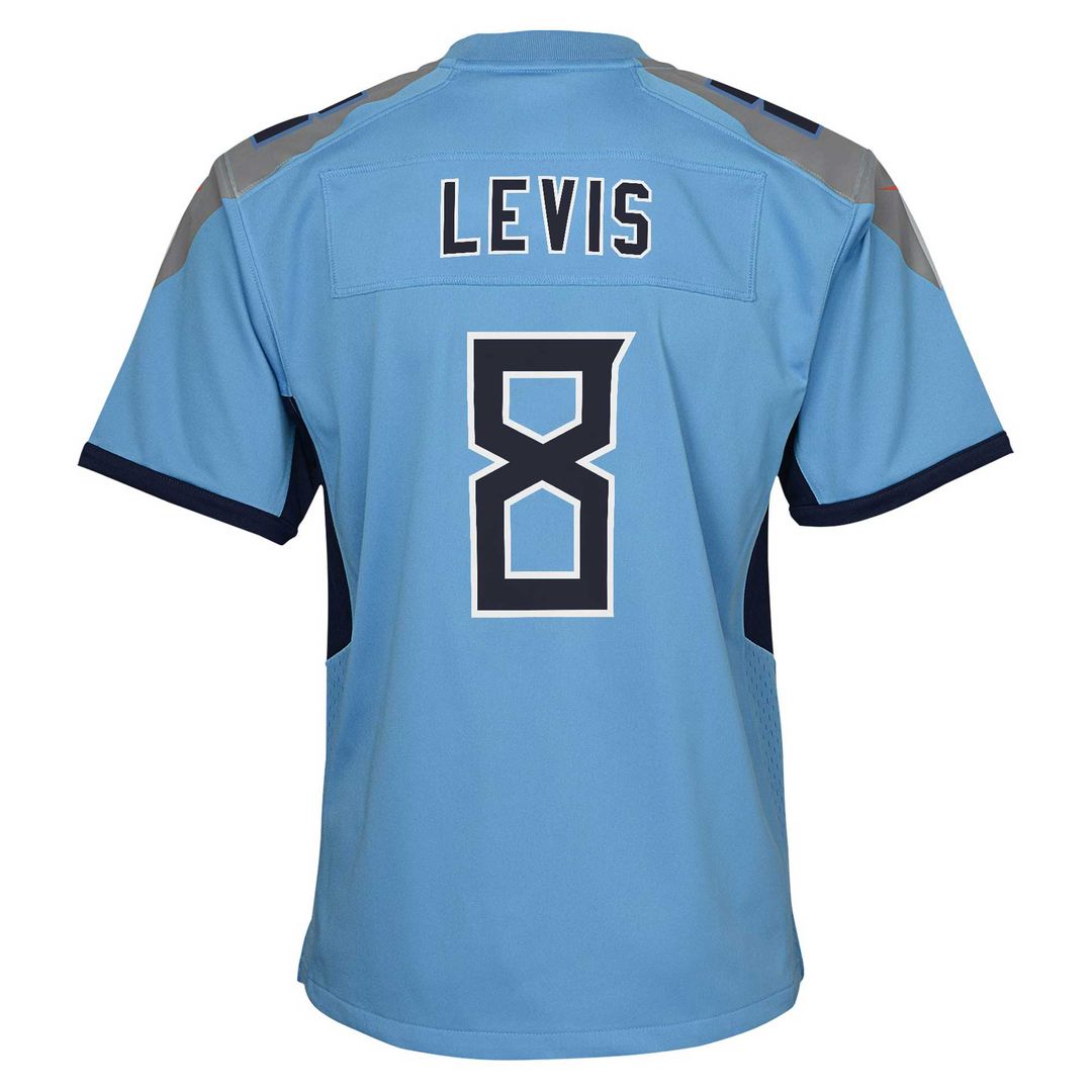 Will Levis Tennessee Titans Nike Youth Game Jersey - Light Blue