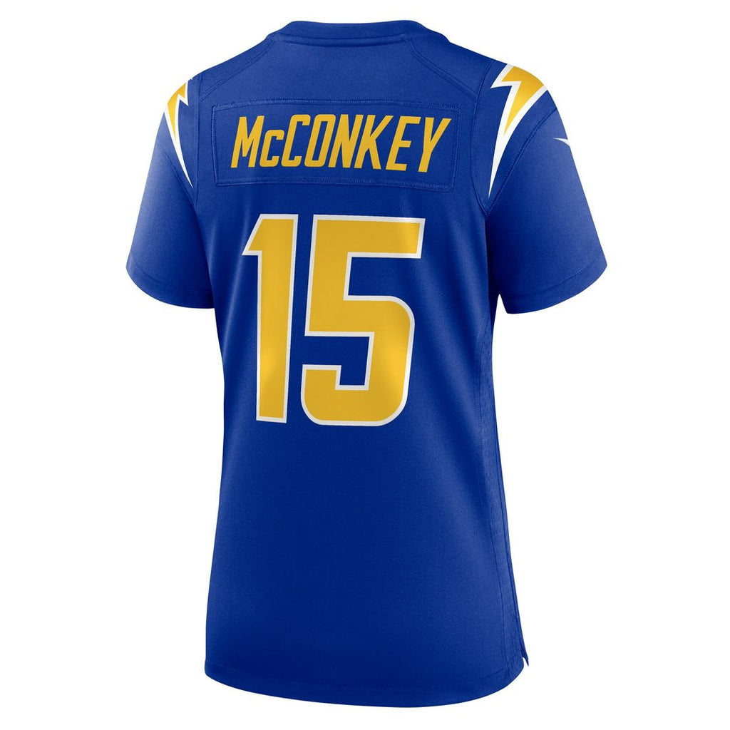 Ladd McConkey Los Angeles Chargers Nike Women's Alternate Game Jersey -  Royal