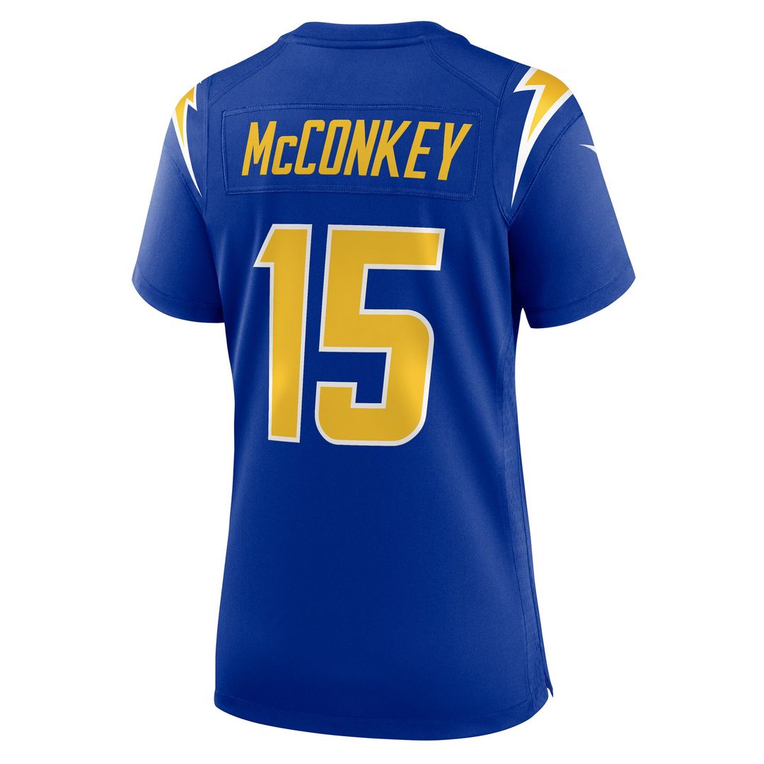 Ladd McConkey Los Angeles Chargers Nike Women's Alternate Game Jersey -  Royal