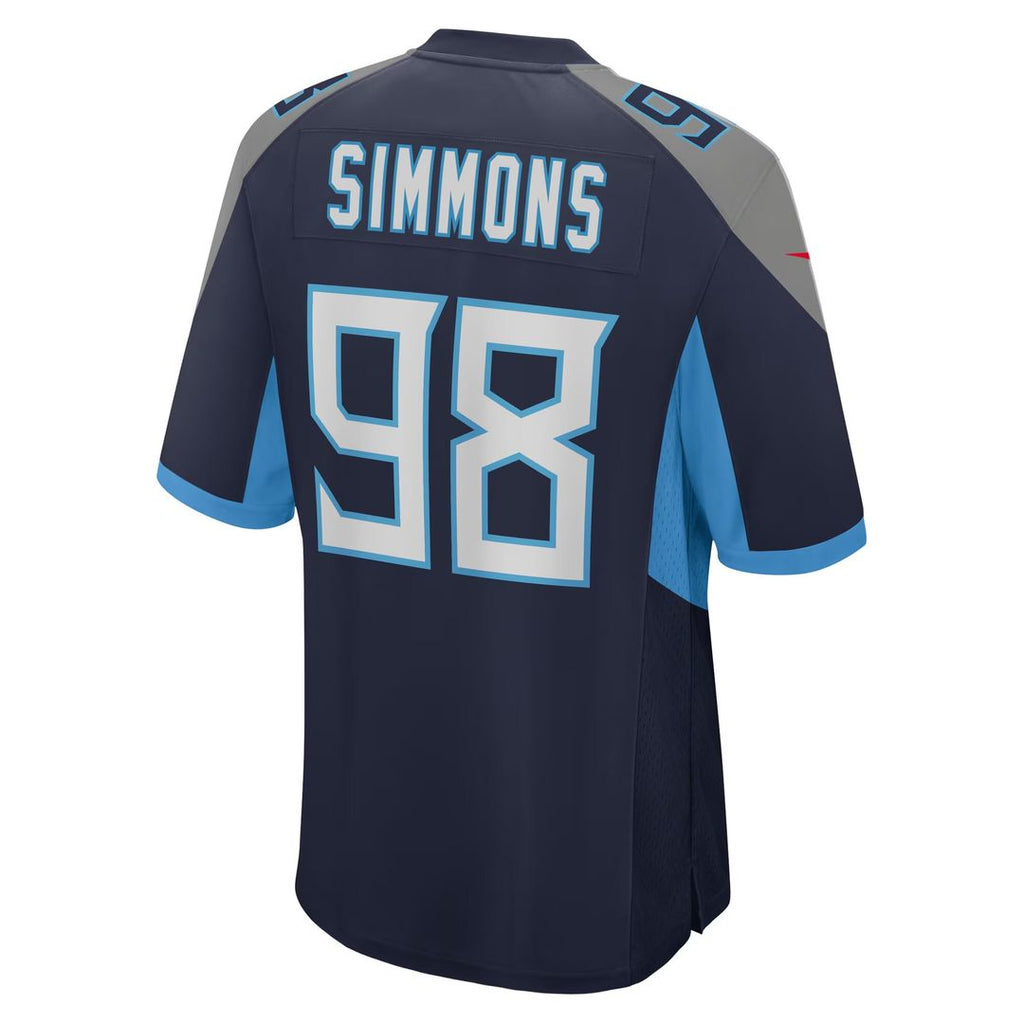 Jeffery Simmons Tennessee Titans Nike Youth Game Jersey - Navy