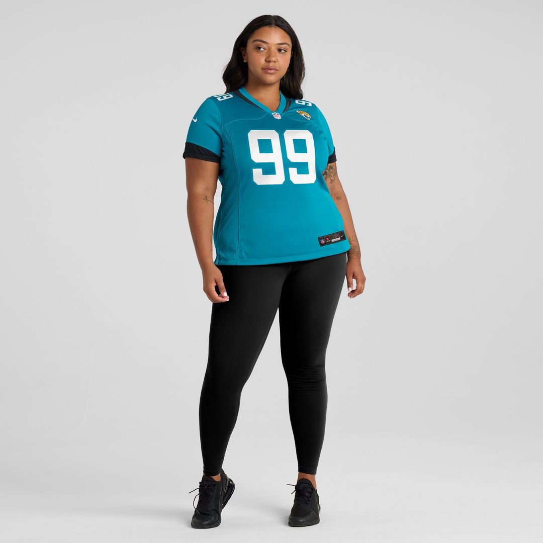 Austin Johnson Jacksonville Jaguars Nike Women's Team Game Jersey -  Teal