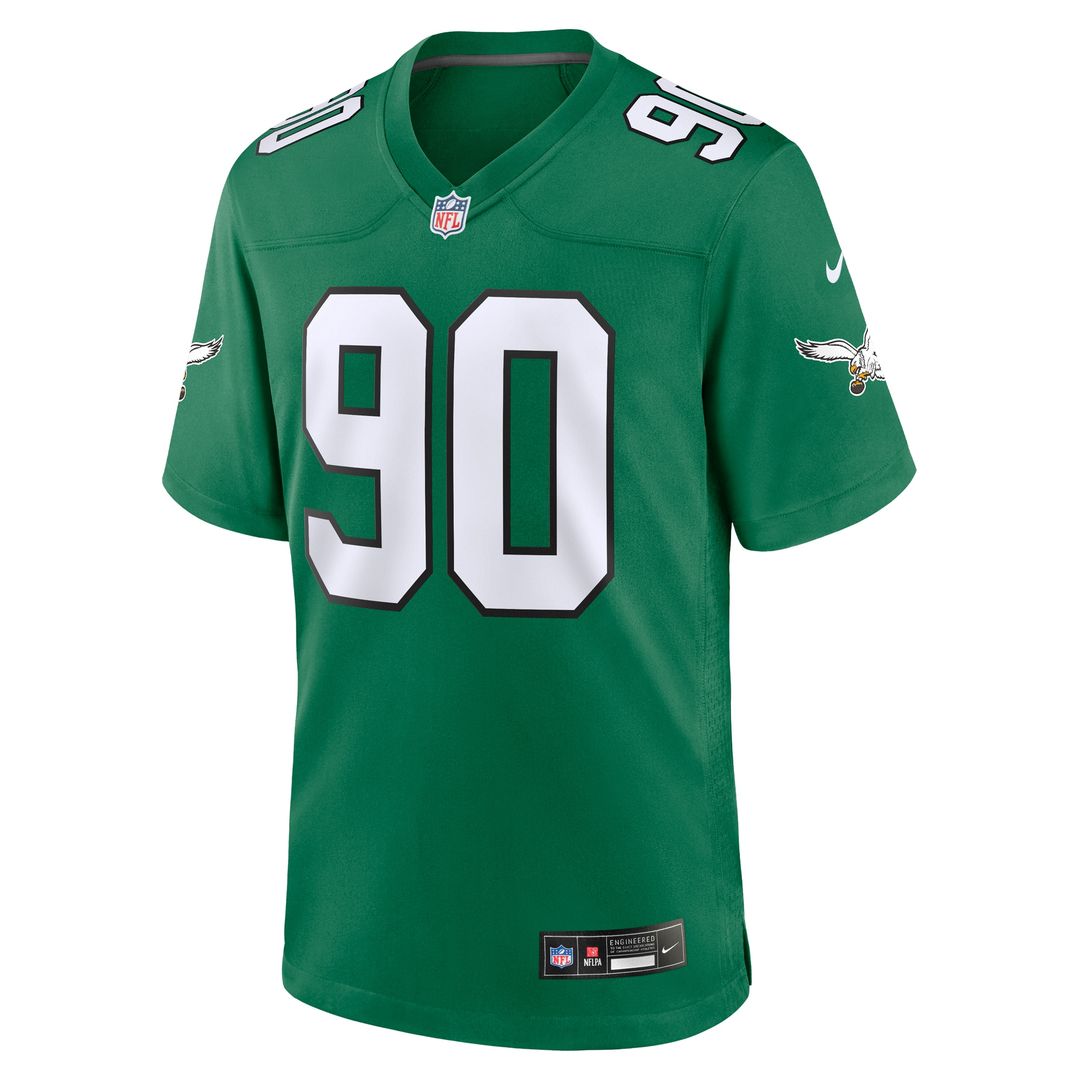 Jordan Davis Philadelphia Eagles Nike Alternate Game Jersey - Kelly Green