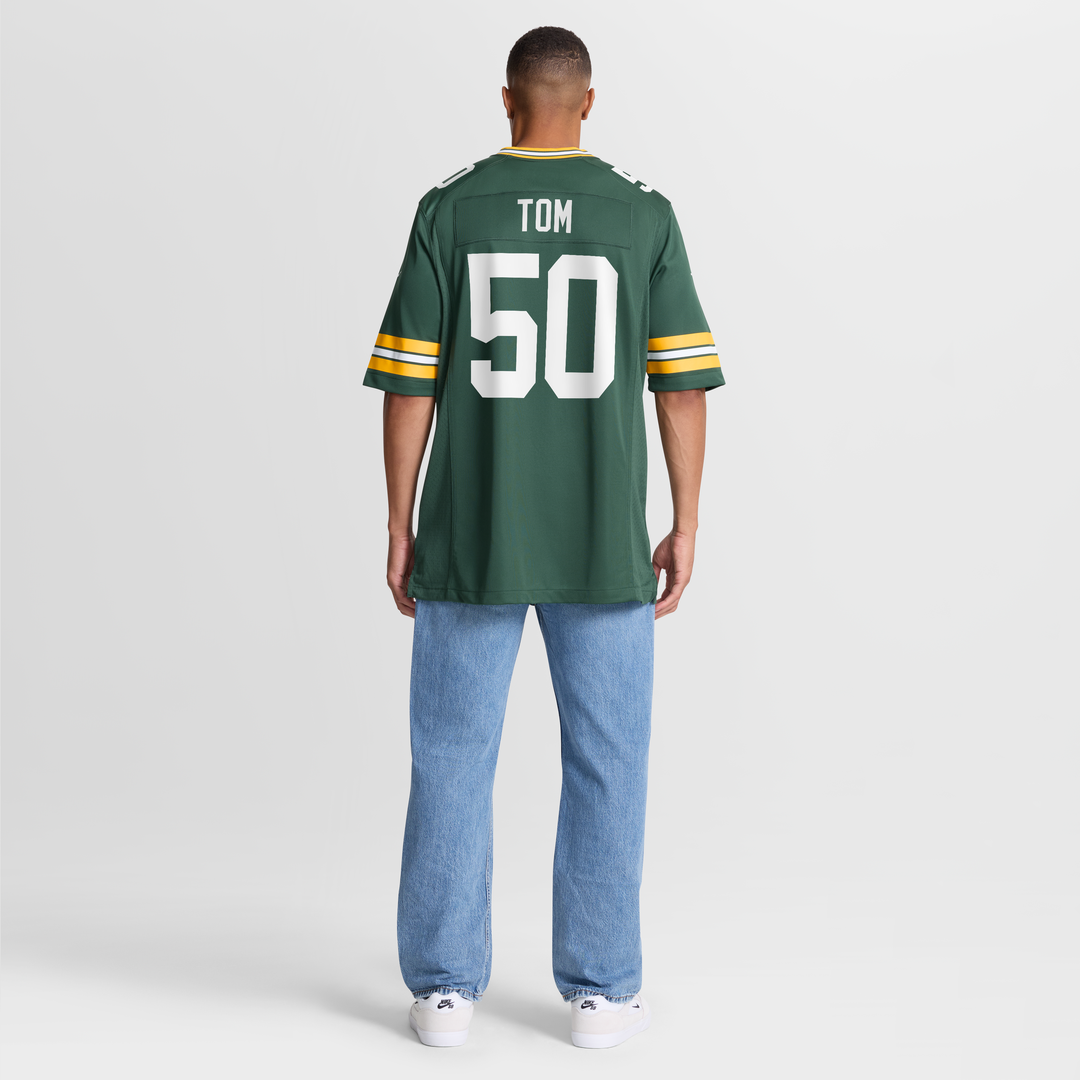 Zach Tom Green Bay Packers Nike Game Player Jersey - Green