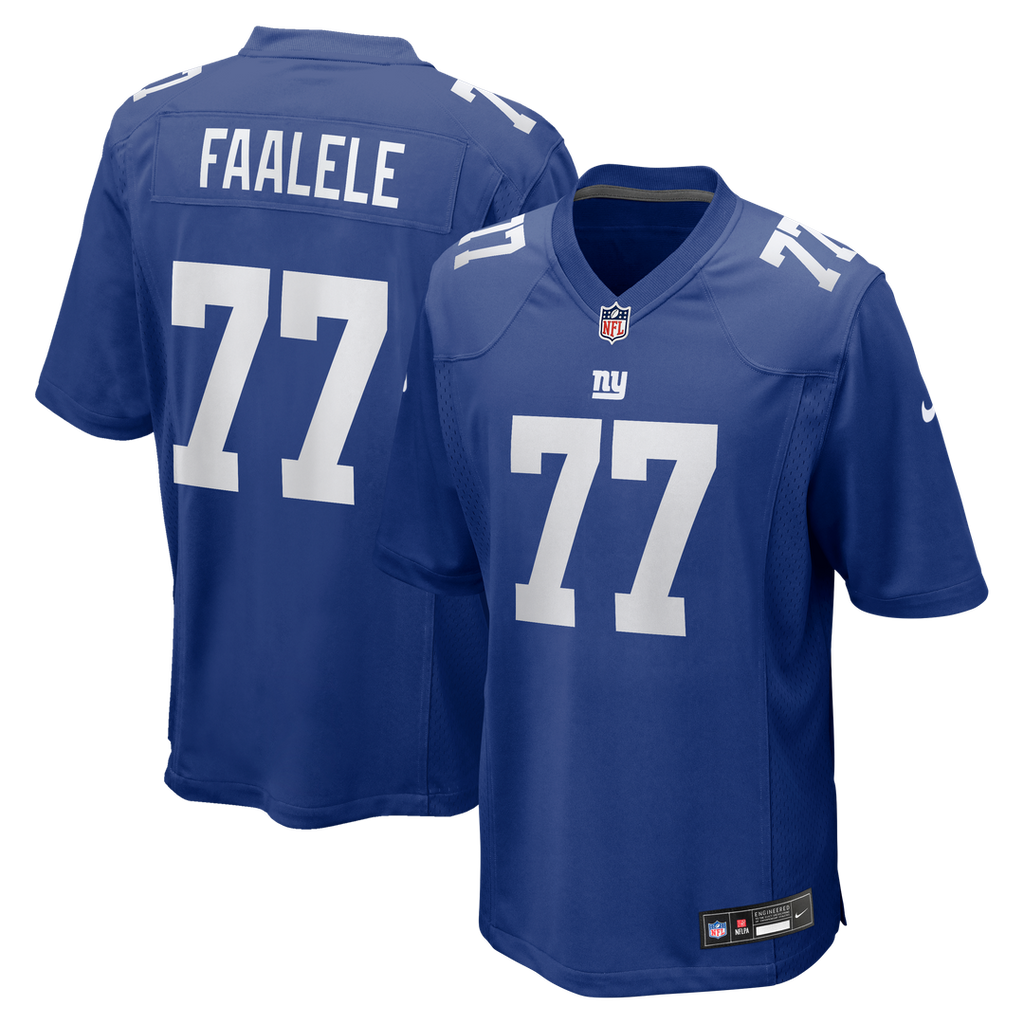 Daniel Faalele New York Giants Nike Team Game Jersey - Royal