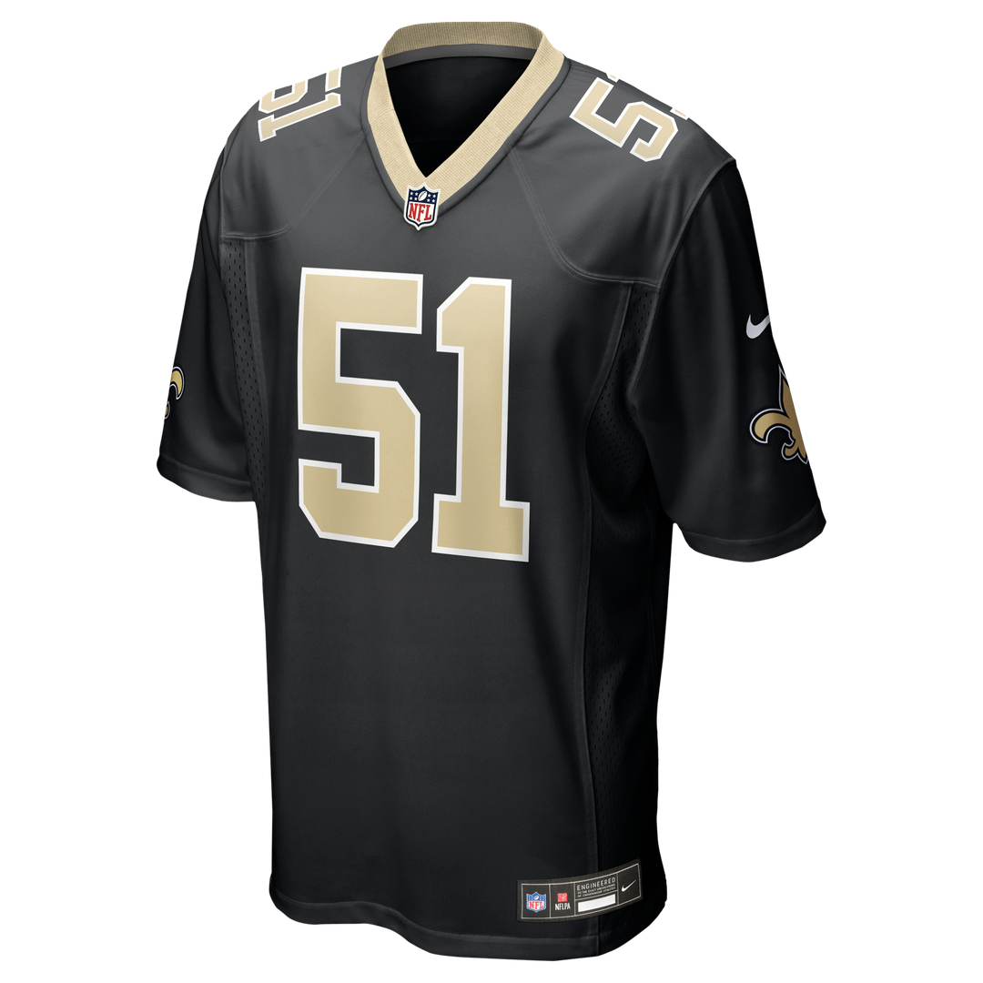 Jonathan Vilma New Orleans Saints Nike Game Retired Player Jersey - Black
