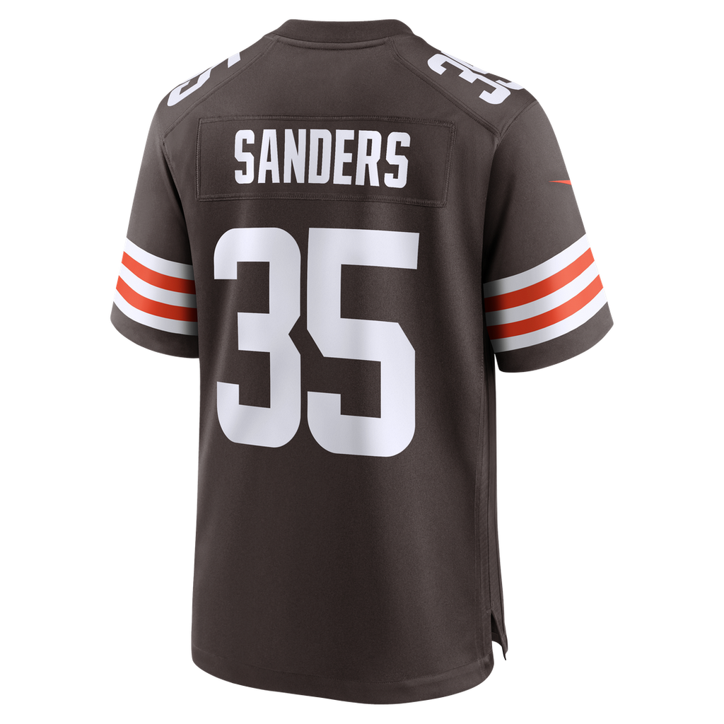 Raheim Sanders Cleveland Browns Nike Team Game Jersey -  Brown