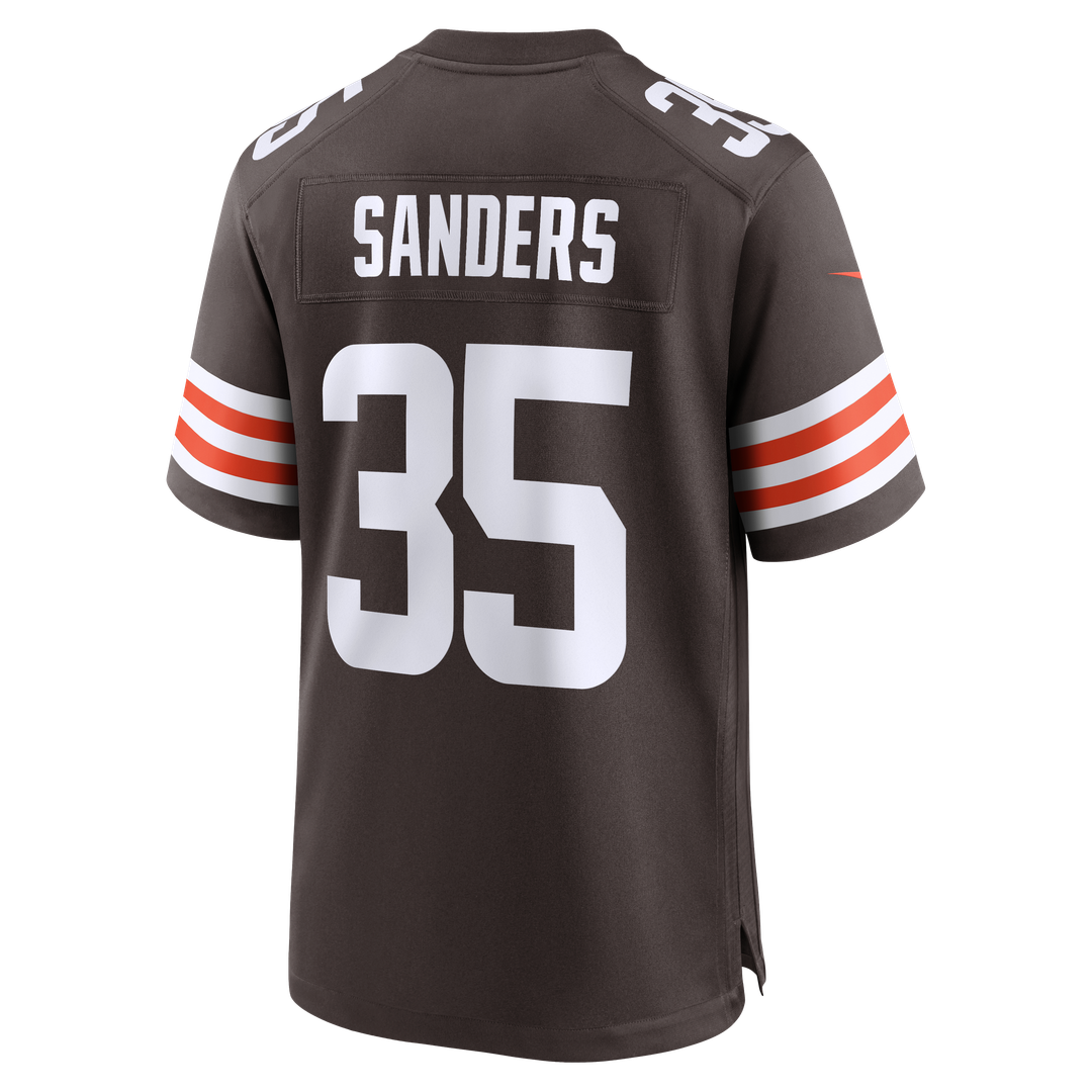 Raheim Sanders Cleveland Browns Nike Team Game Jersey -  Brown
