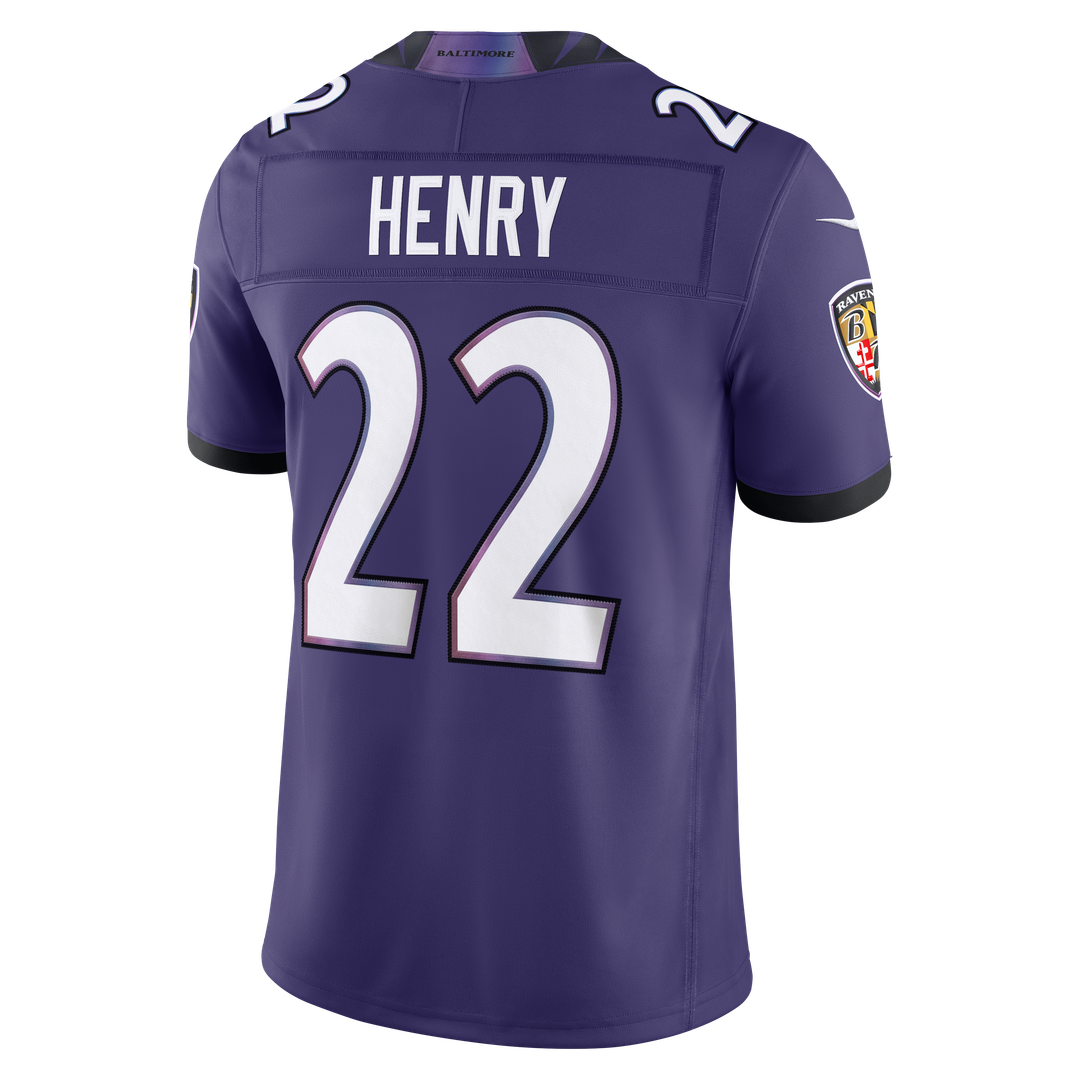 Derrick Henry Baltimore Ravens Nike Vapor F.U.S.E. Stitched Limited Jersey - White