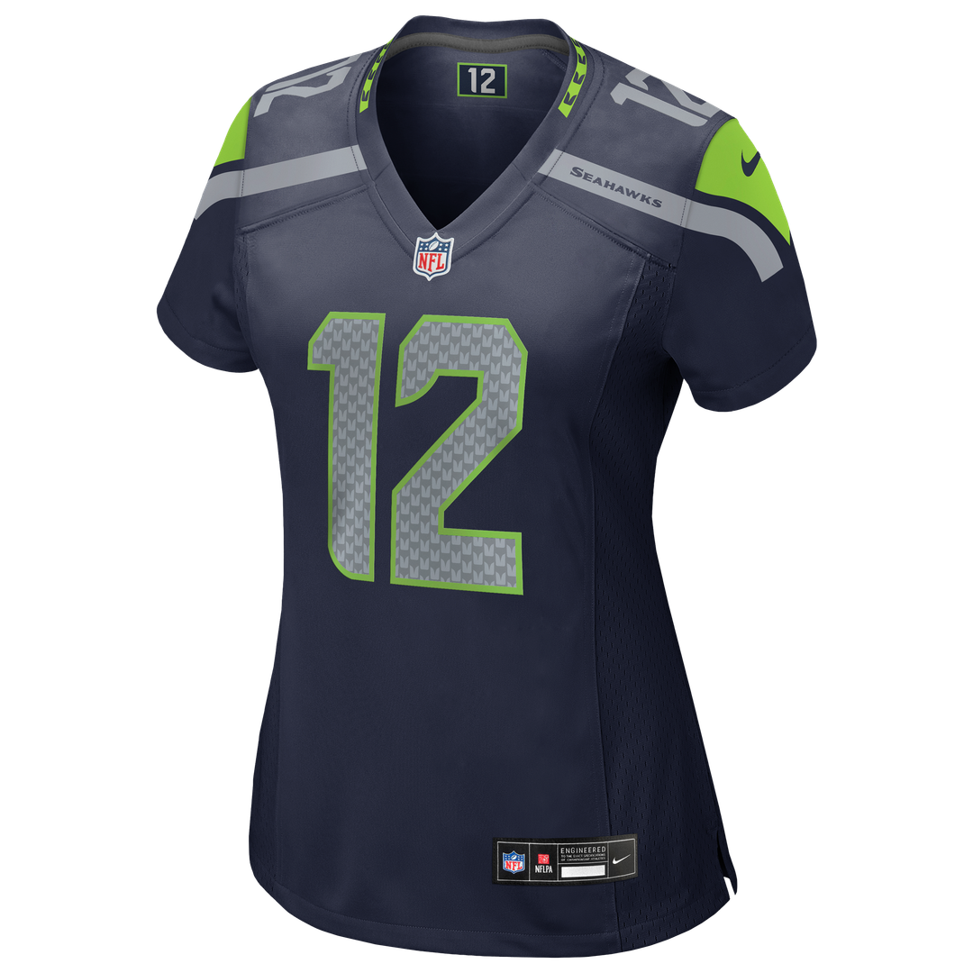 12s Seattle Seahawks Nike Women's Team Game Jersey - College Navy
