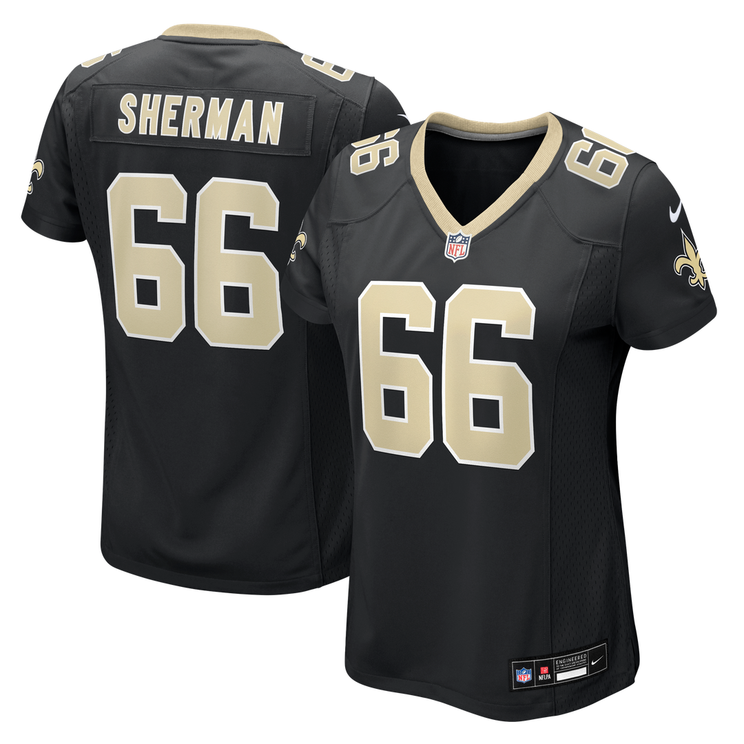 William Sherman New Orleans Saints Nike Women's Team Game Jersey -  Black