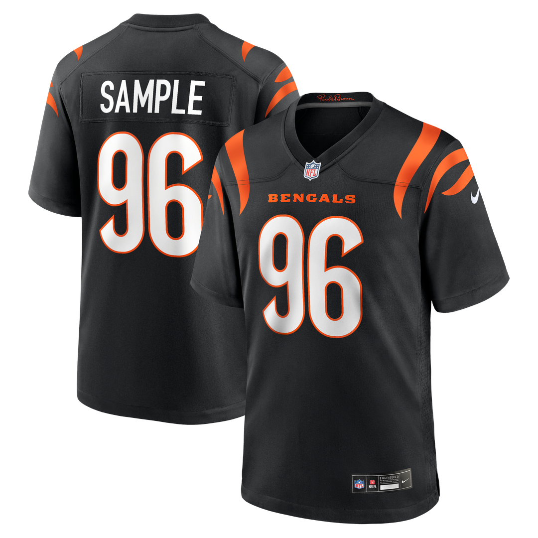 Cam Sample Cincinnati Bengals Nike Game Jersey - Black